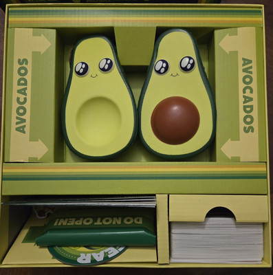 Throw Throw Avocado Dogeball Card Game By Exploding Kittens.