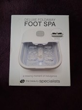 Image of Deluxe Foldaway Foot Bath and Spa with Roller Massager