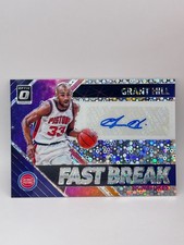 2018-19 Panini Optic Fast Break Grant Hill Auto Signature Detroit Pistons