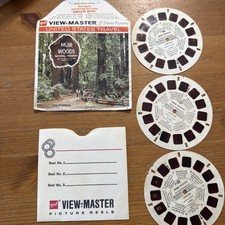 gaf COLOR A164 Muir Woods National Monument California view-master Reels Packet