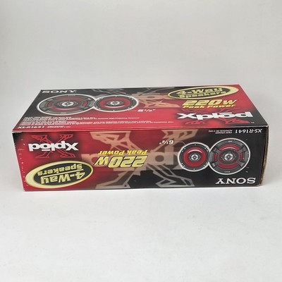 Sony XS-R1641 4-Way 6.5in. Car Speaker for sale online | eBay