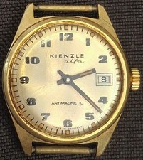 Kienzle Alfa Antimagnetic - antike Herrenuhr - Handaufzug - Werk läuft ( 1 )