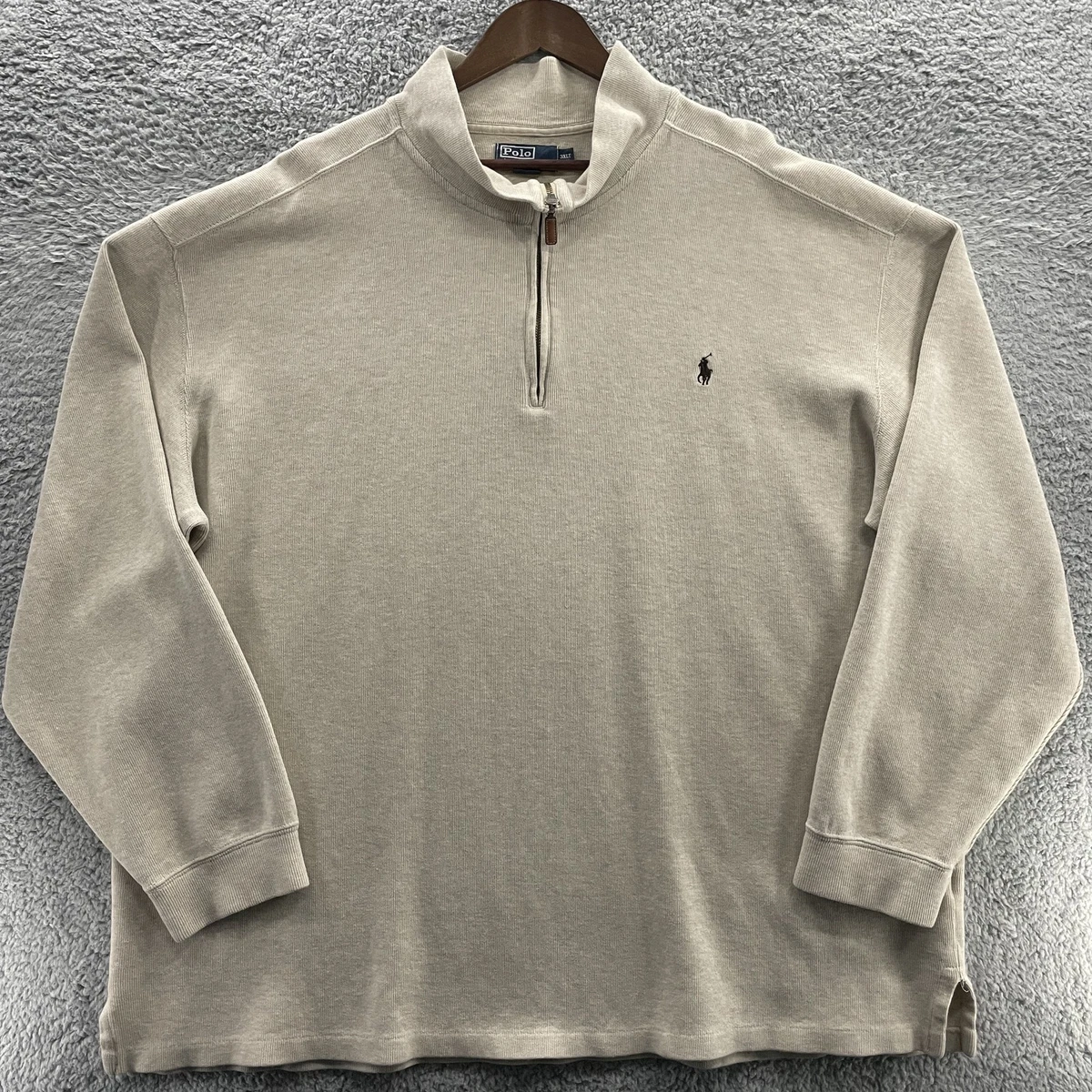 Polo Ralph Lauren Big & Tall Men's 3XLT 1/2 Zip Features for sale