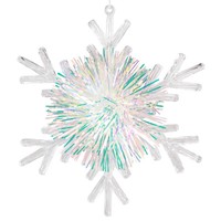 Deko Eiskristall Schneeflocke HäNgedeko Ø15Cm 3Er-Set Weihnachtsdeko