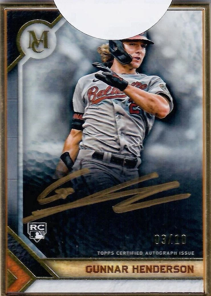 2023 Topps Museum Collection - Gunnar Henderson #MFA-GH for sale