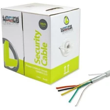 Burglar Alarm 18/4 AWG 500' Feet Stranded Shielded Speaker Security Wire Cable