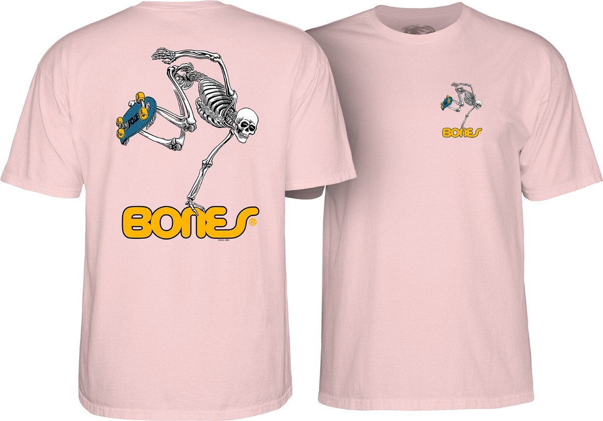 POWELL PERALTA Skateboard Skeleton Tee Shirt - BONES BRIGADE