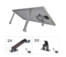 Aufständerung (Paar) Solarmodul Halterung Balkonkraftwerk Flachdach Trapezblech