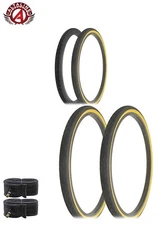 2 ALTALINE BICYCLE WIRE BEAD DURABLE TIRE 26 x 1.75 CORDOBA SEMI-SLICK W/TUBES.