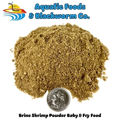 AQUATIC FOODS INC. Brine Shrimp Powder Fry & Baby Food
