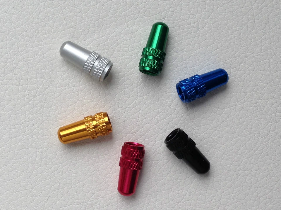 2x Tapas de válvula Presta para bicicleta MTB Race cubiertas antipolvo alta presión - Imagen 2 de 4