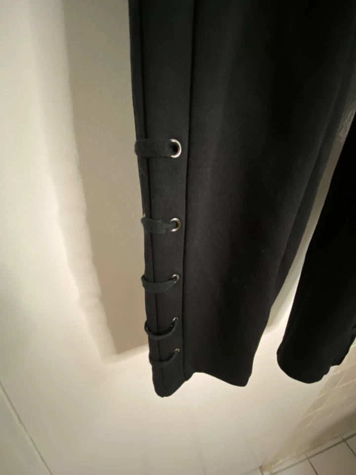 Pantalón Simply Vera Wang Legging Talla Pequeña Negro Elástico 73277 Foto 3 de 4