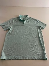 Champion Blue Poly Golf POLO SHIRT Large L