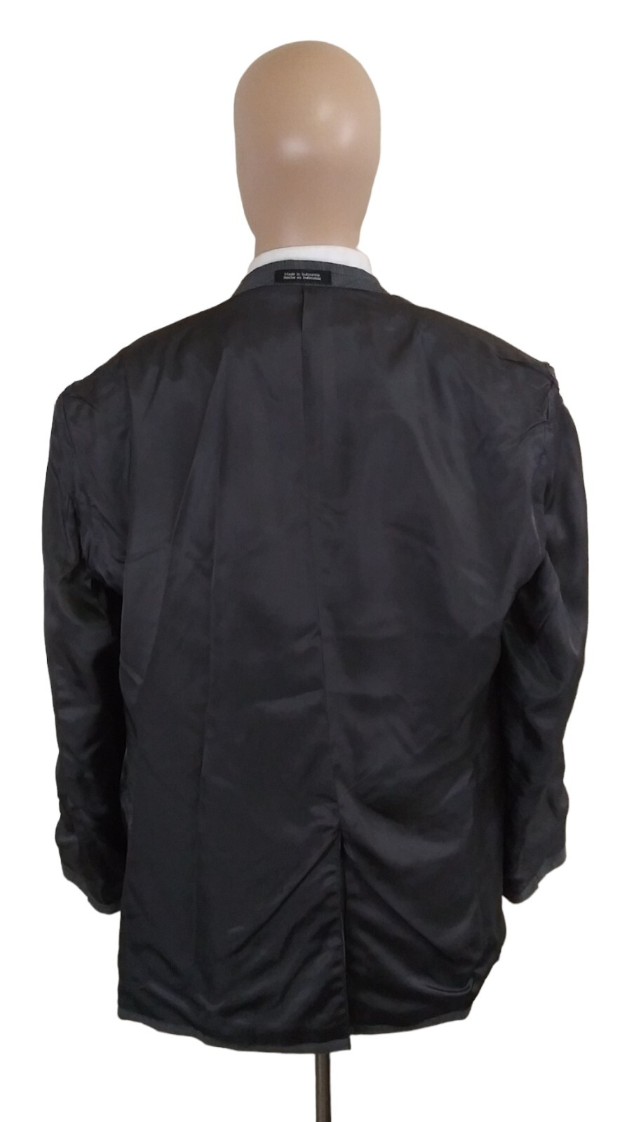 Stafford Two Button Houndstooth Check Gray Blue W… - image 7