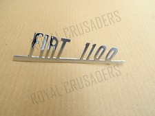 NEW FIAT 1100 CHROME BADGE