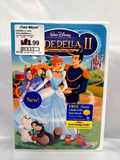 Walt Disney DVD VIDEO Cinderella 2 Dreams Come True NEW IN PLASTIC WRAP