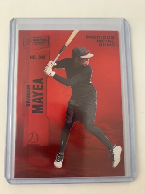 2022 Skybox Metal Universe Champions PMG Red #D /100 Brandon Mayea #042
