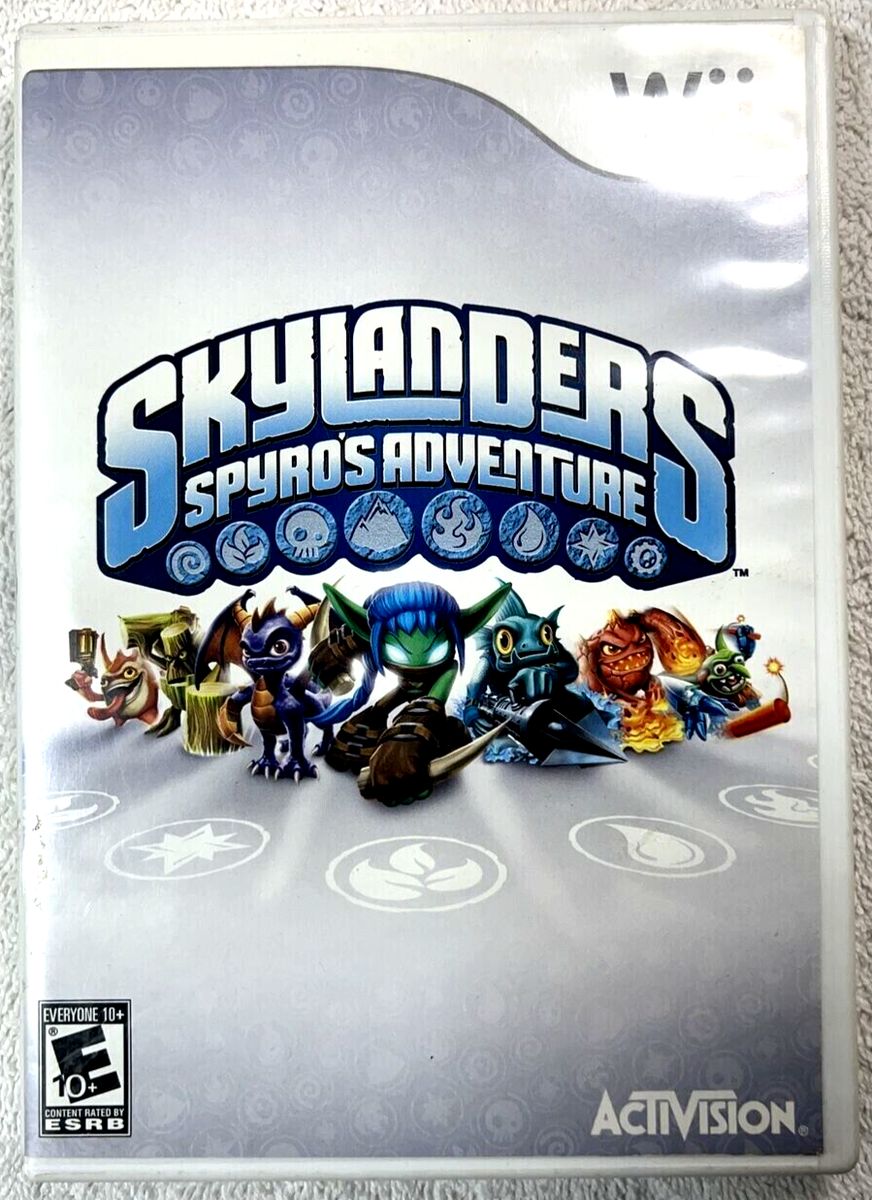 Skylander's Spyro's Adventure Wii Game Disc Complete in box 2011