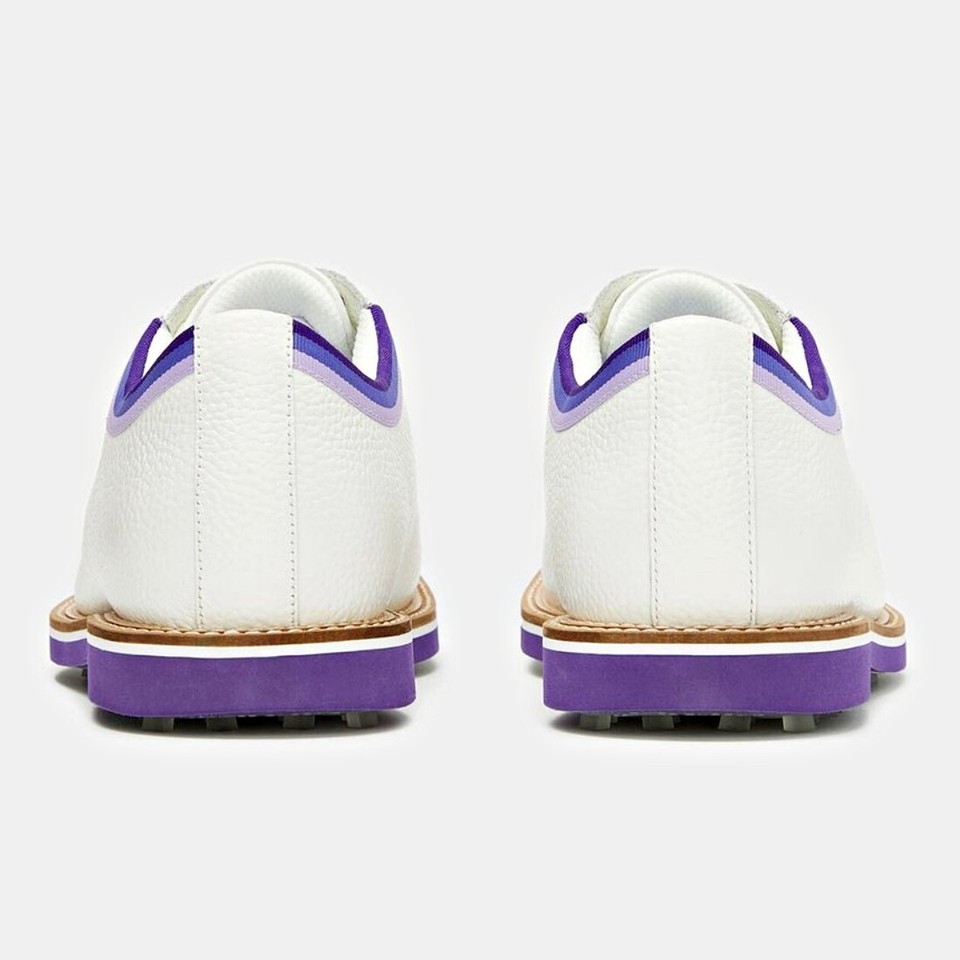 G/FORE GALLIVANTER PEBBLE Men's Golf Shoe GMF000006-SNO WHITE/PURPLE🔸 ...