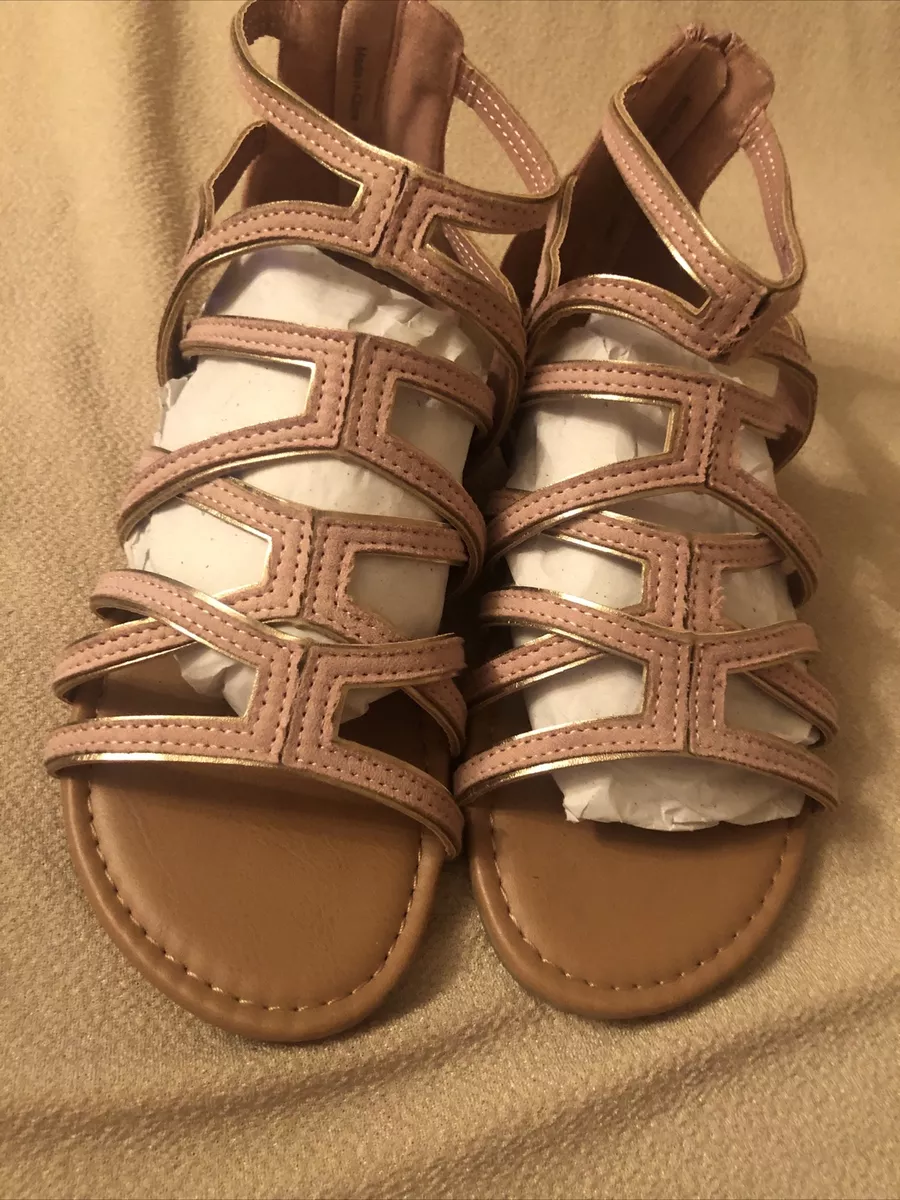 shoes young girls sandals Zoe Zac size 3 Oyster ankle high