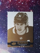 2021-22 Upper Deck Series 1 UD Portraits Mitch Marner #P-24 Toronto Maple Leafs