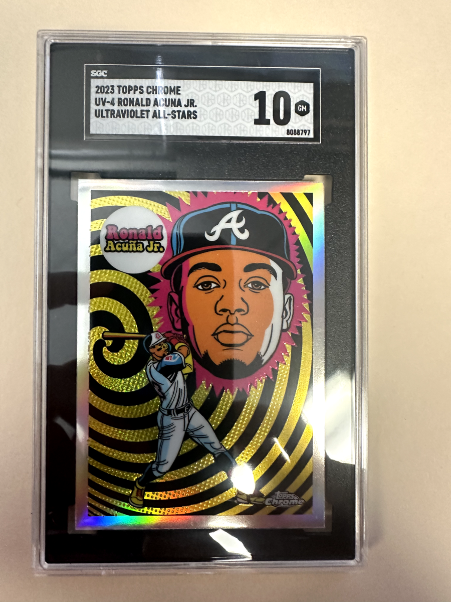 2023 Topps Chrome RONALD ACUNA JR Ultra Violet All Stars #UV-4 SGC