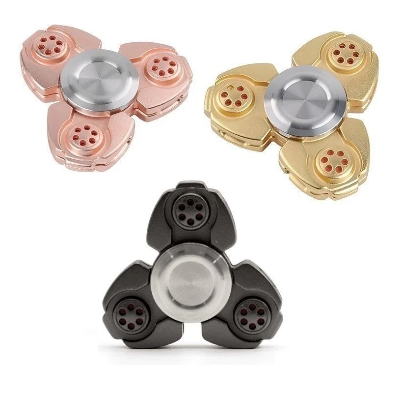 Multi Design Fidget Finger Metal Spinner Ultimate Spin Aluminium EDC  Bearing Toy