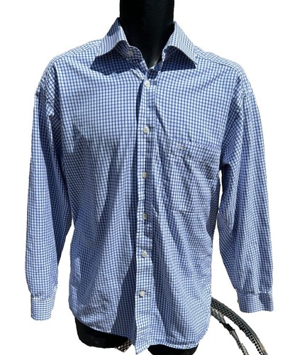 BALENCIAGA / Padded Flannel Shirt/長袖シャツ/36/コットン/ネイビー/チェック/642339 BALENCIAGA Long Sleeve Shirt Padded Flannel 36 Cotton Navy Check