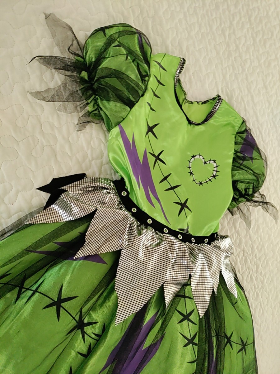 green emerald velvet dress Frankie's Girl Sexy Halloween Costume main image 1