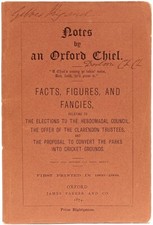 C. L. DODGSON - Notes by An Oxford Chiel - Facts, Figures, and Fancies - 1874