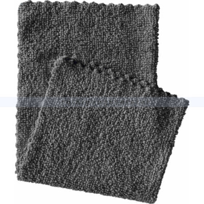 2Stück Microfasertuch Arcora Eco Line 2in1 Tuch grau 30x30 cm