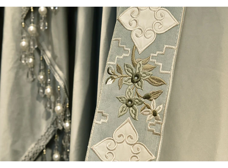 high-class European thick France velvet fabric solid cloth curtain valance N187* - Image 4 of 4