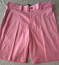 Walter Hagen Perfect 11 Golf Casual Shorts Coral Light Pink Sz. 34 In. 10.5" EUC