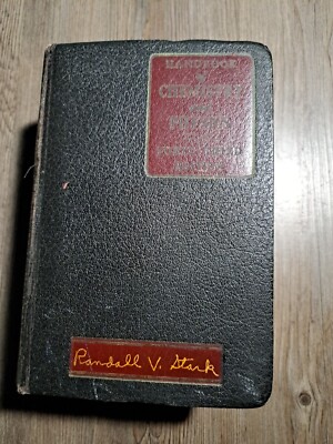 Handbook of Chemistry and Physics by Charles D. Hodgman. 1961