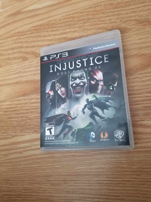 Injustice: Gods Among Us (Sony PlayStation 3 PS3, 2013) Cib complete w manual (b