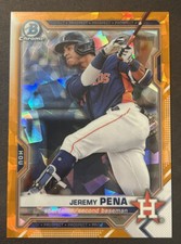 Jeremy Pena #BSPA-JP Prices | 2020 Bowman Sapphire Autographs