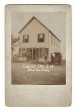 Deer Creek, OH | Antique Photo of Store and Wagon | Charles F. Hill Studio