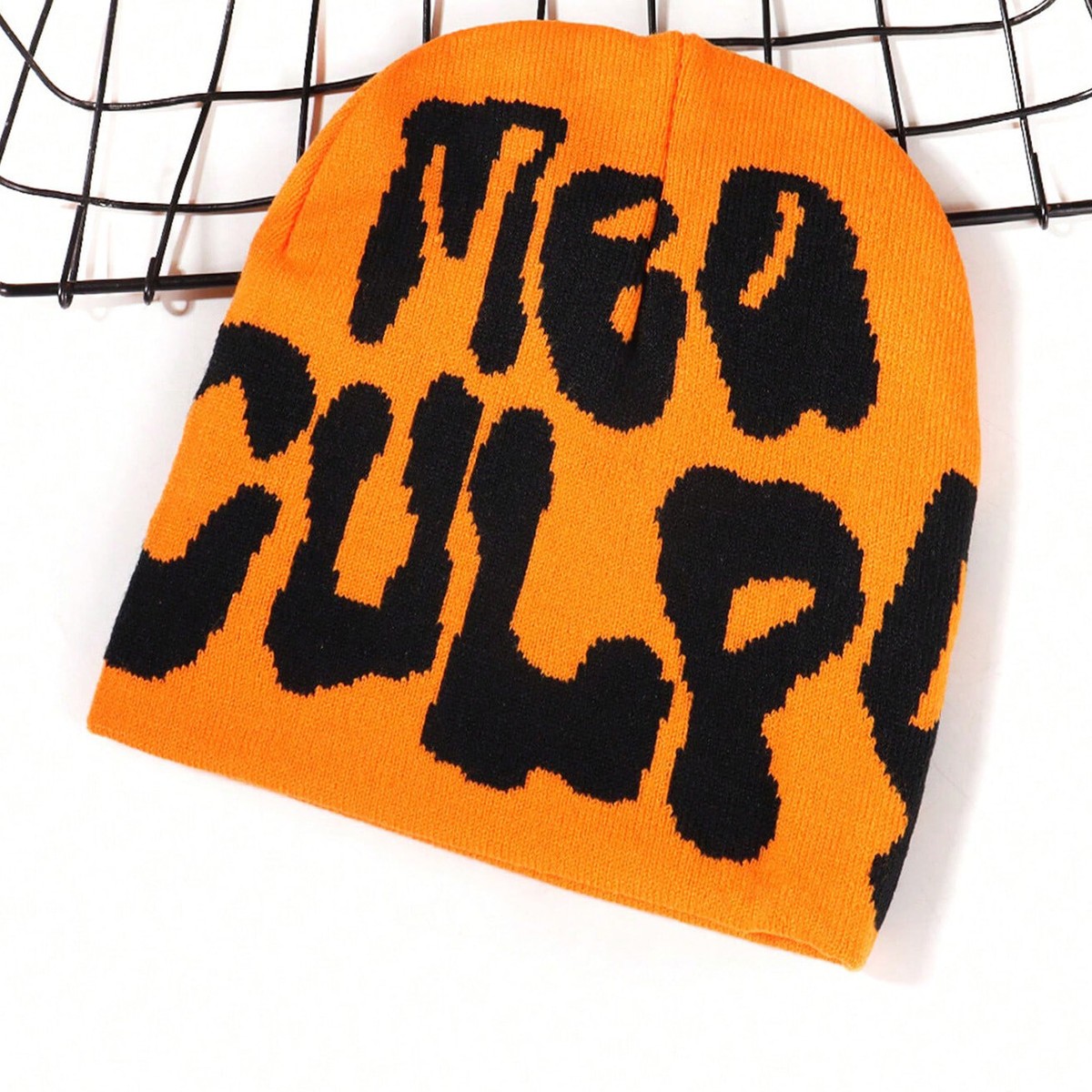 Mea Culpa Letter Knitted Beanie Hat Hip Hop Pub Skull Cap Winter