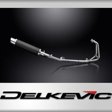 Kawasaki 250R Ninja 2008-2013 Full Exhaust 2-1 350mm Round Carbon Silencer