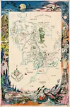Middle Earth LOTR Fantasy Map Wall Art Poster Print Decor Home Office Artwork