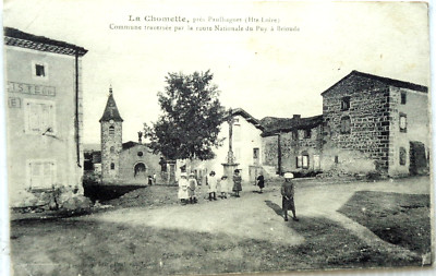 La Parker 43 CPA Near Paulhaguet Commune Crossing By La Rte National Du Puy