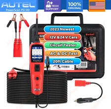 Autel PowerScan PS100 Circuit Test 12V 24V Automotive Electrical System Tester