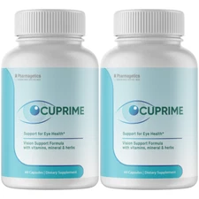 Ocuprime for Eyes Supplement Advanced Vision Support 2 Bottles (120 Capsules)