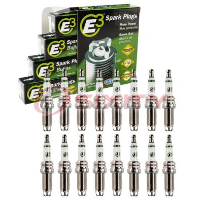 16 pc E3 Spark Plugs for 2009-2022 Jeep Grand Cherokee 5.7L V8 Ignition Wire zh