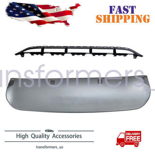 Front Bumper Cover Lower Center Grille Valance Skid Plate Fit 2010-2015 Q7 Sline