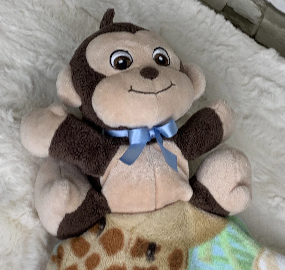 Manta de seguridad GARANIMALS cuerpo completo mono tigre león jirafa RARA Foto 4 de 4