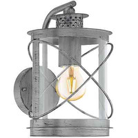 AußEnapplique 1-Flammig Silber Antik Coll GL1368