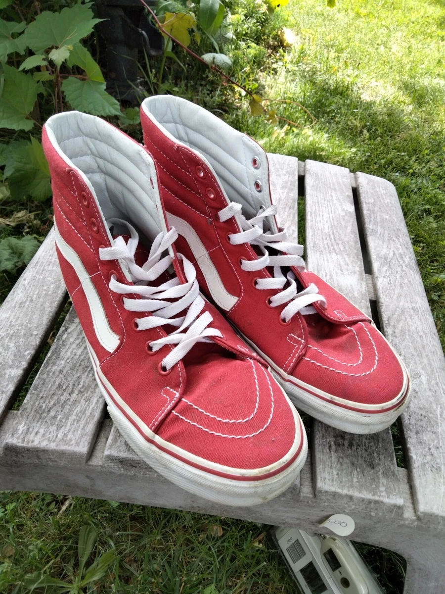 What to wear with red high top best sale vans