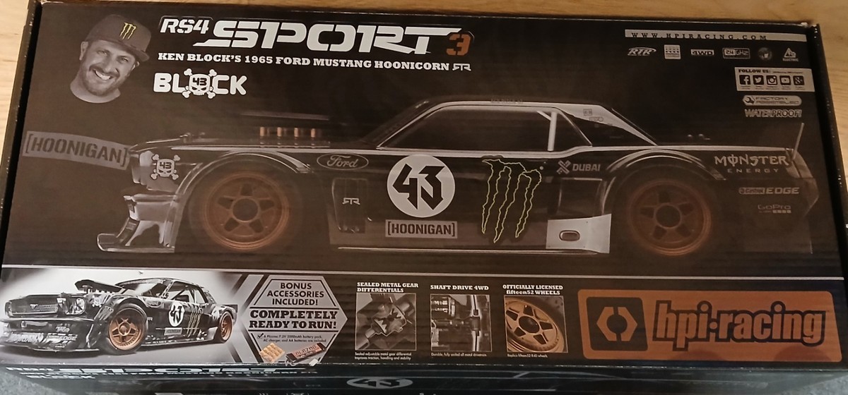 HPI Racing RS4 Sport Ken Block 1965 Ford Mustang Hoonicorn