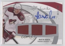 2007 Upper Deck Sweet Shot Beginnings Rookie Jersey /100 Martin Hanzal Auto 2d8